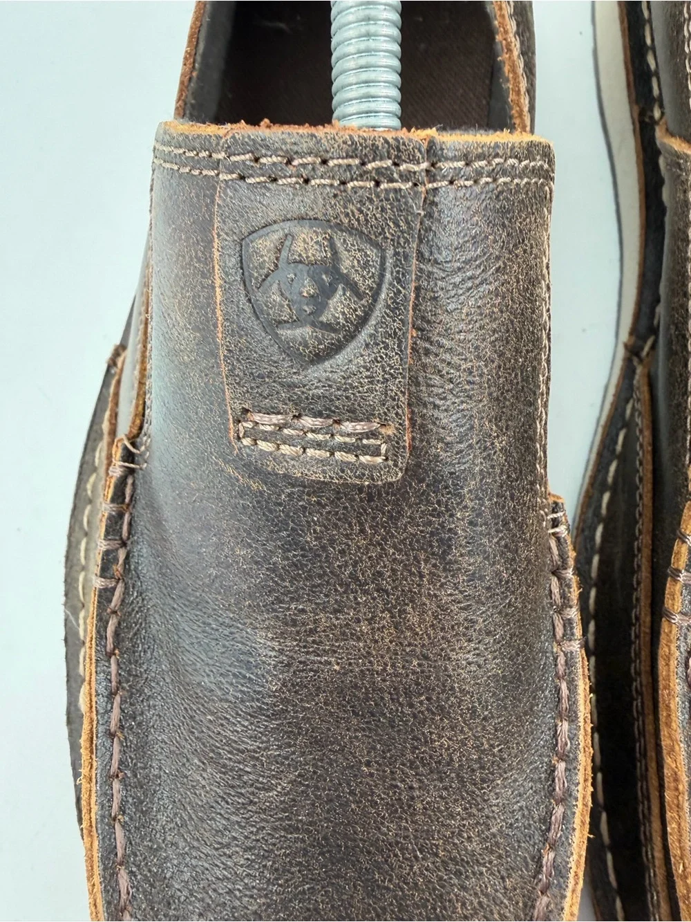 NEW! Ariat Men’s Cruiser Boat -SZ 11.5 D- Brown/Camo Slip-On Shoes Loafers